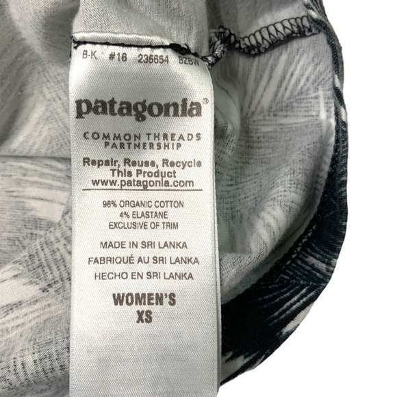 PATAGONIA ‘Margot’ Sleeveless Organic Cotton Jersey Knit Fit & Flare Dress Sz XS - Picture 9 of 10